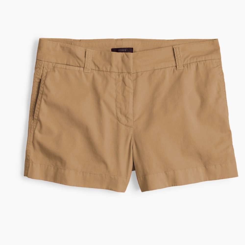 J. Crew Tan Stretch Chino Short For Women